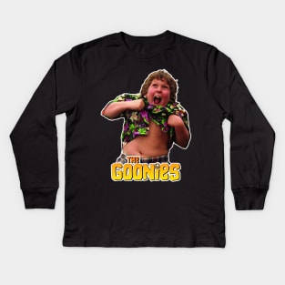 The Goonies Truffle Shuffle Kids Long Sleeve T-Shirt